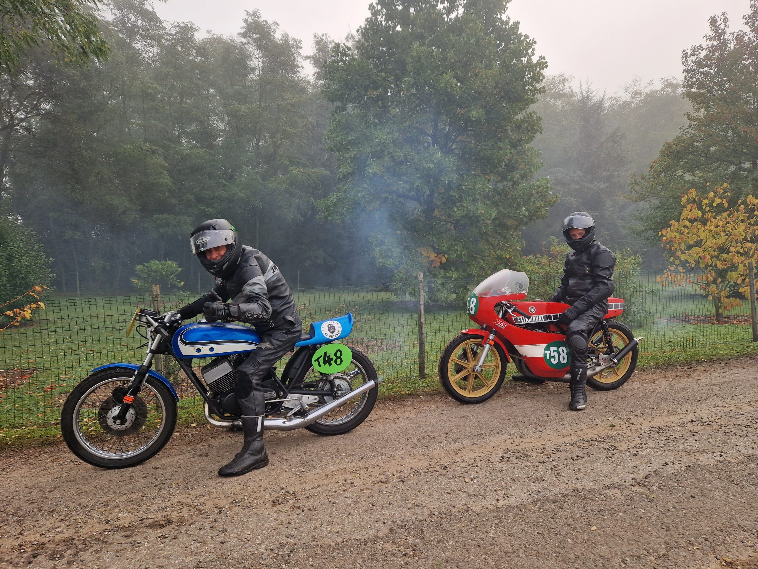 Heiner Rist & Klaus Petold auf der Yamaha RD 250 - 2 Takt
